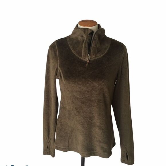 Royal Robbins Dark Green Sherpa Top Size S - Picture 1 of 4